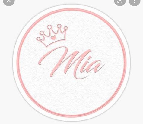 Mia Name Tattoo, Mia Core, Best Character Names, Unisex Baby Shower, Poems Beautiful, Name Tattoo, Name Stickers, Name Logo, Character Names