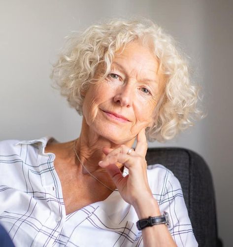 Curly Hairstyles For Women Over 70, Permed Hair Styles For Women Over 50, Hairstyles For Fine Curly Hair Over 50, Curly Grey Hair Natural Curls Over 50, Curly Bob For Older Women Over 50, Over 50 Curly Hairstyles For Women, Curly Gray Hair Over 50 Curls, Curly Grey Hairstyles, Modern Curly Hairstyles