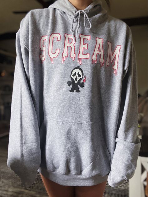 Cutest Halloween sweatshirt!!! I’m usually a S/M and got an XL for a very oversized fit! Scream sweatshirt | Etsy find | Halloween find | fall style | fall outfit | Halloween spirit | hoodie outfit | oversized hoodie Follow my shop @paigexleblanc on the @shop.LTK app to shop this post and get my exclusive app-only content! #liketkit #LTKSeasonal #LTKFind #LTKSale @shop.ltk Hoodie Outfit Oversized, Scream Sweatshirt, Scream Hoodie, Scream Ghostface, Outfit Oversize, Fall Decor Inspiration, Outfit Halloween, Fall Things, Style Fall