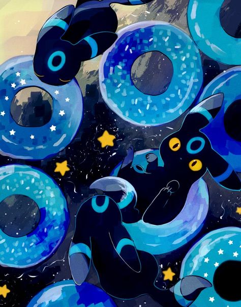 Shiny Umbreon, Ghost Pokemon, Cool Pokemon Wallpapers, Cute Mobile Wallpapers, Pokemon Eeveelutions, Cute Pokemon Pictures, Eevee Evolutions, Shiny Pokemon, Pokemon Eevee