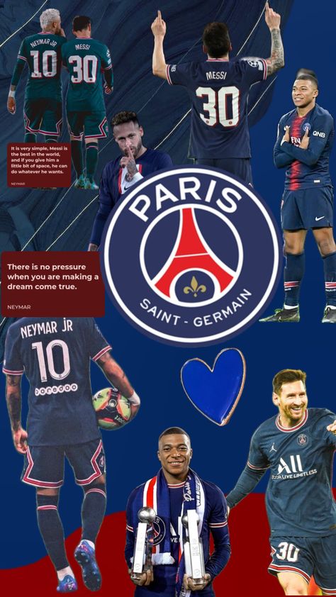 PSG (Original is from @simplyreese19) Make Dreams Come True, Messi 10, Neymar Jr, Saint Germain, Dream Come True, Neymar, Paris, Psg