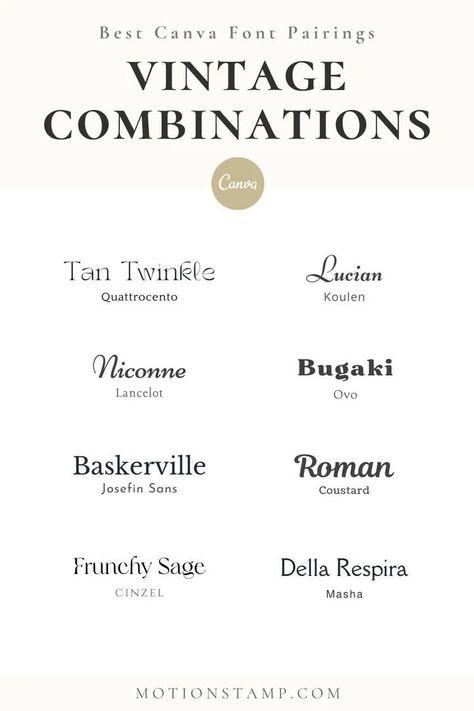 Complete Guide to Canva Font Pairings Wedding Fonts Combinations, Google Font Pairings, Fancy Cursive Fonts, Fancy Cursive, Font Love, Fancy Font, Trending Fonts, Canva Font, Font Pairings