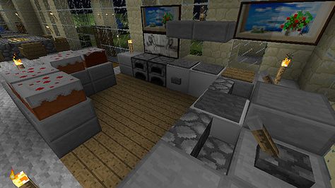 Minecraft Modern Kitcheninterior Design Ideas Updated Sept Minecraft Forum Kkmgnnq Minecraft Piano, Minecraft Museum, Minecraft Decoration Ideas, Minecraft Kitchens, Minecraft Decoration, Minecraft Interior, Minecraft Kitchen Ideas, Minecraft Interior Design, Bangunan Minecraft