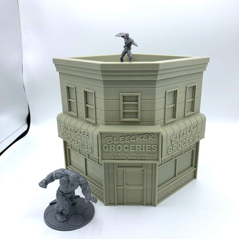 Marvel Crisis Protocol Terrain, 3d Printed Building, Game Terrain, Wargaming Terrain, Paintball, Home Improvement Store, Printer, 3d Printing, Two By Two