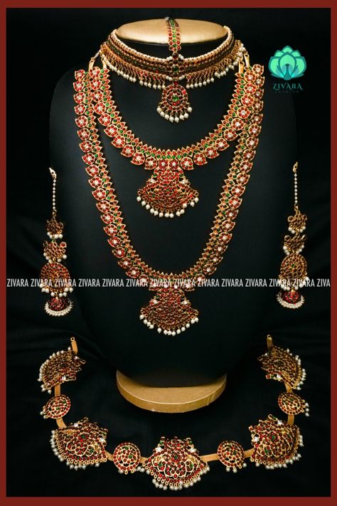 Bharatanatyam Temple Jewellery, Kemp Bridal Jewellery Set, Bridal Jewelry Sets South Indian, Kemp Jewellery Indian Bridal, Bharatanatyam Jewellery Set, Bharathanatyam Jewellery Set, Bharatnatyam Jewellery Set, Kuchipudi Dance Jewellery, South Indian Wedding Jewelry Sets