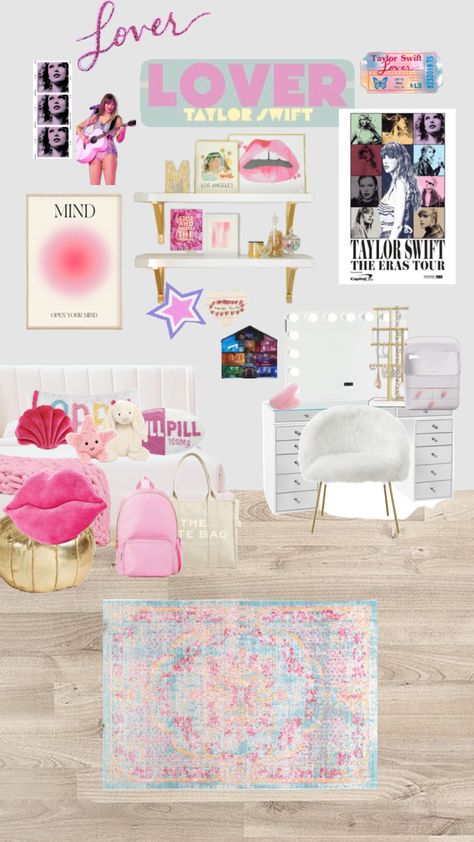 Dream Teen Bedrooms, Girly Pink Bedroom, Room Wishlist, Girls Bedroom Makeover, Hangout Room, Girly Room Decor, Room Redesign, Preppy Room Decor, Old Room