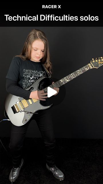 @voxrealis on Instagram: "Metal For Breakfast: SOLOS from Technical Difficulties 

It’s my birthday so I’m indulging myself in more shred-tastic @paulgilbert_official. Standing is the new sitting. 

#kidguitarist #guitarlife #WIP #Ibanez #guitarcover #guitar #guitarist #guitarsolo #happybirthday #happybirthdaytome" Ibanez Guitars, Technical Difficulties, It S My Birthday, Guitar Solo, My Birthday, Guitarist, Guitar, Birthday, On Instagram