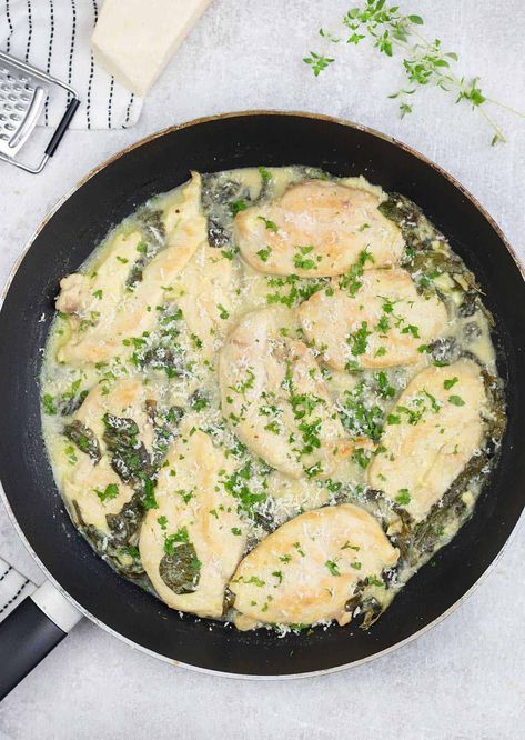 Creme Fraiche Uses, Creme Fraiche Recipe, Creme Fraiche Sauce, Creme Fraiche Recipes, Chicken Drums, Lidia's Recipes, Cheesy Sauce, Creamed Spinach, Creamy Pasta