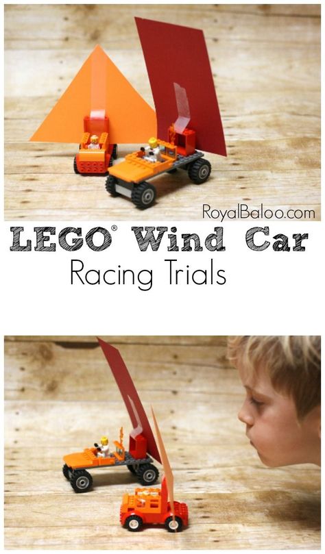 LEGO Wind Car Racing Trials plus the Learning with LEGO EBook Lego Candy Dispenser, Car Lego, Wind Car, Weather Activities For Kids, Lego Candy, Lego Books, Lego Challenge, Lego Club, Lego Activities