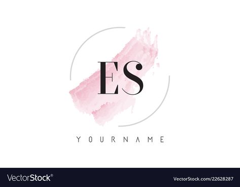 Fs Logo, Rs Logo, Perfume Logo, Pink Brush, Pretty Logo, Logo Desing, S Logo Design, Decor Logo, Wedding Logo Design