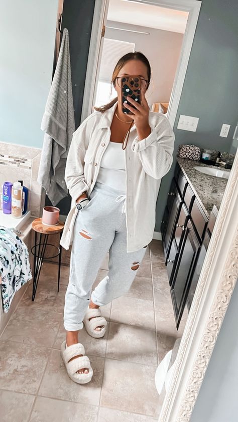 Comfy Cozy Vibes today while lounging | Sweats are SUPER old Follow my shop @LyndseyHaleyMoore on the @shop.LTK app to shop this post and get my exclusive app-only content! #liketkit #LTKshoecrush #LTKstyletip @shop.ltk https://liketk.it/4izZU #uggstyle #fallfashion #aeriereal #ugg #cozyootd #momootd Ugg Oh Fluffita, Mom Ootd, Aerie Real, Ugg Style, Cozy Vibes, Comfy Cozy, I Shop, Autumn Fashion, Outfit Inspo