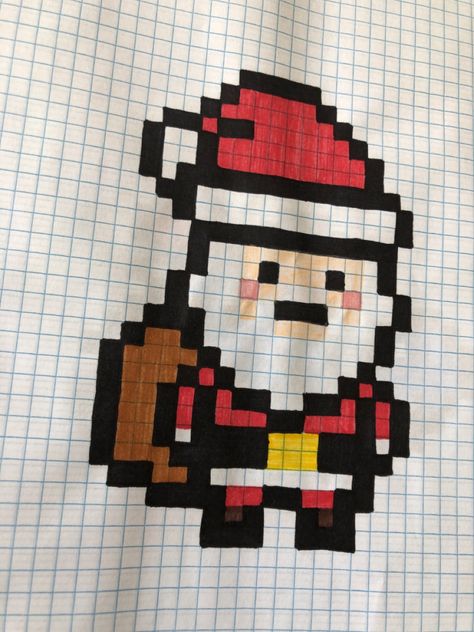 Easy Pixel Art Christmas, Cute Graph Paper Drawings, Birthday Pixel Art, Fashion Wall Art Bedroom Decor, Christmas Pixel Art, Piskel Art, Graph Paper Drawings, Easy Pixel Art, Seni Dan Kraf