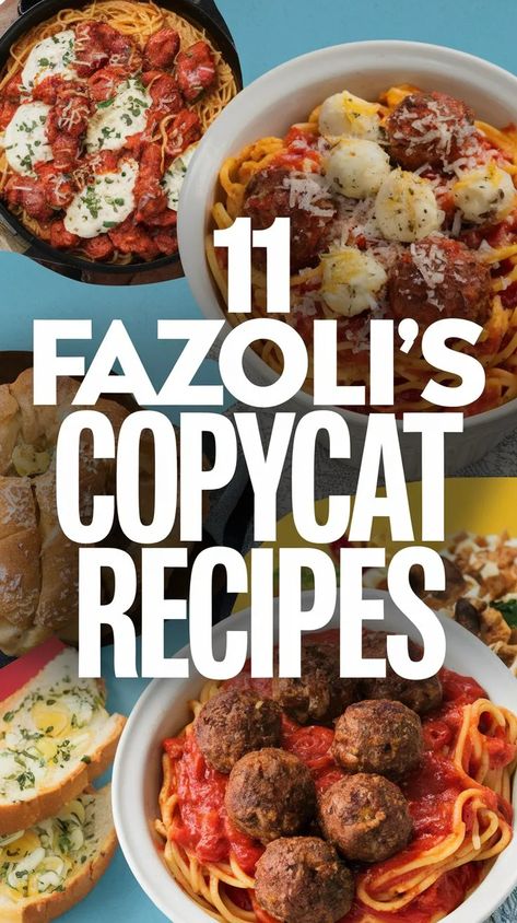 Uncover the secrets of Fazoli's signature flavors with these 11 copycat recipes that will leave you craving for more. Fazolis Pasta Recipes, Top Secret Recipes, Cook Up A Storm, Recipes To Make, Easy Weeknight Meals, Top Secret, Copycat Recipes, Weeknight Meals, Kitchen Essentials