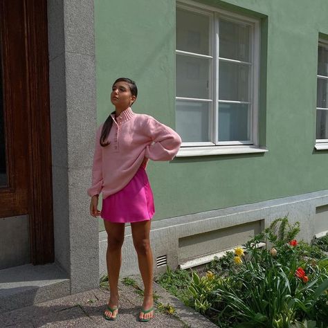 May 20, European Fashion, Clothing And Shoes, Lookbook, Shirt Dress, Instagram Post, Instagram Posts, Hair, Pink