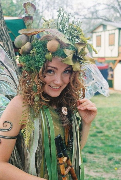 druid, dryad, fairy, Wood Sprite Costume, Female Druid Cosplay, Dryad Costume Diy, Rennisance Faire Costumes Fairy, Mushroom Headpiece, Mushroom Fairy Costume, Druid Cosplay, Forest Dryad, Dryad Costume