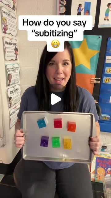 Preschool Vibes on Instagram: "Subitizing is the ability to instantly recognize the number of objects without actually counting them. Explore how we approach this standard in preschool! Starting with three items, we help kids quickly identify numbers without counting. Watch as I flash blocks briefly on a tray, encouraging kids to state how many they see. They not only recognize colors and shapes but also comment on the arrangement, enhancing their observational skills and quick thinking. Ready for a challenge? Let's see how quickly they can identify the numbers! 🧩👀🚀" Preschool Vibes, Counting Collections, Prek Math, Numbers Preschool, Preschool Math, Help Kids, The Numbers, Helping Kids, How Many