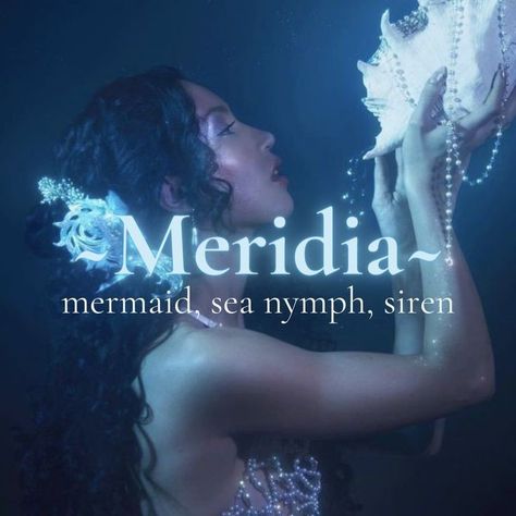 Mystical Names, Sea Nymph, Fantasy Character Names, Female Character Names, Meaningful Names, Best Character Names, Fantasy Names, Aesthetic Names, Creative Names