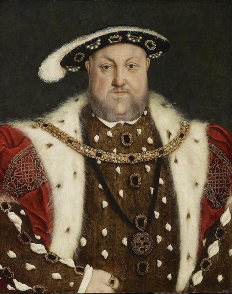 Portrait of Henry VIII (Circle of Hans Holbein the Younger, Portrait of Henry VIII (1491-1547; reigned 1509-47), second half of the 16th century, oil on oak panel, overall: 64 x 51.8 cm (25 3/16 x 20 3/8 in.), Art Gallery of Ontario, Anonymous Gift,... Hans Holbein The Younger, Art Gallery Of Ontario, Hans Holbein, Tudor Dynasty, King Henry Viii, Strange History, Old Portraits, Tudor History, King Henry