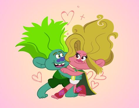 Viva And Clay, Viva X Clay Trolls Fanart, Viva X Clay Trolls, Clay X Viva, Clay X Viva Trolls, Trolls Viva, Trolls Ships, Clay Trolls, Movies Fanart