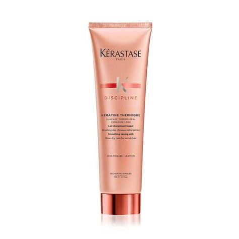 Hair Breakage Remedies, Kerastase Discipline, Keratin Smoothing, Stop Hair Breakage, Anti Frizz Hair, Hair Milk, Blow Dry Hair, Frizz Free Hair, Heat Protectant