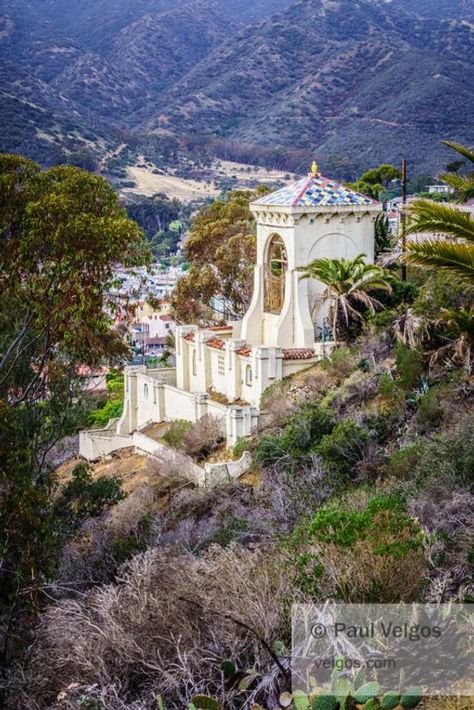 Avalon California, California Artwork, Santa Catalina Island, Bell Tower, 8x10 Art Prints, Santa Catalina, Catalina Island, Island Art, Oversized Wall Art