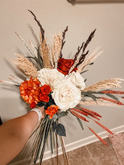 Hobby Lobby Wedding Bouquet, Hobby Lobby Bouquet, Lds Wedding Reception Cultural Hall, Wedding Reception Decorations Simple, Hobby Lobby Wedding, Hobby Lobby Flowers, Diy Hobby Lobby, Hobby Lobby Fall, Fall Bridal Bouquet