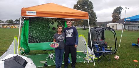 Soccer Halloween Tent Ideas, Soccer Tournament, Trunk Or Treat, Soccer Mom, Canopy Tent, Soccer Team, Trunk, Baby Strollers, Tent