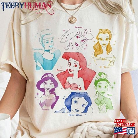 Retro Disney Princess Shirt Girl Trip Birthday T-Shirt Hoodie Check more at https://teebyhuman.com/product/retro-disney-princess-shirt-girl-trip-birthday-t-shirt-hoodie/ Disney Princess Shirt, Disney Princess Shirts, Girl Trip, Retro Disney, Princess Shirt, Shirt Girl, Disney Trip, Disney Cruise, Disney Shirts