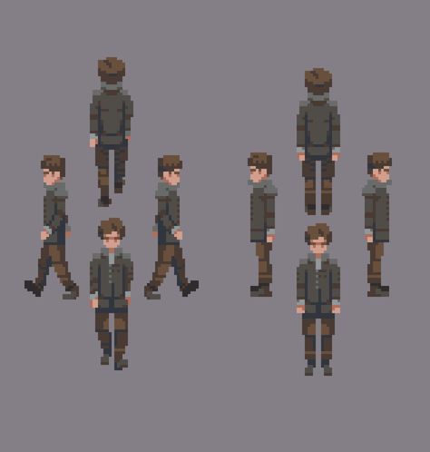 Video Game Sprites Character Design, Walking Cycle, Walking Animation, Snake Game, Pixel Art Landscape, Indie Game Art, Pixels Art, Piskel Art, Pixel Characters