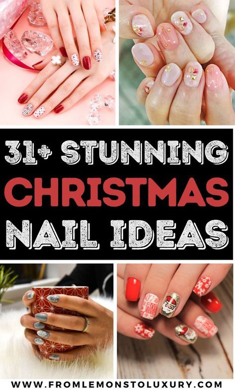 Steal the show with gorgeous Christmas nail ideas! Dive into the latest Christmas nails 2024 styles, featuring stunning Christmas nail art, and cutest Christmas nail designs. Perfect whether you need short Christmas nails or long nails ideas for Christmas. Explore all festive Christmas nails on the blog! Christmas Nail Ideas Holiday Simple, Christmas Dip Powder Nails Ideas, Christmas Dipped Nails Ideas, Nail Art Designs Christmas, Nail Ideas Christmas, Simple Christmas Nail, Simple Christmas Nails, Nail Art Christmas, Christmas Dip