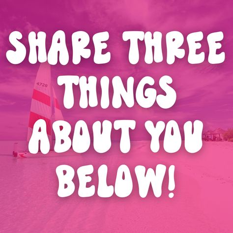 Today is get to know your customers day! Share three things about yourself below so I cna get to know you better! Customer Day, Interactive Facebook Posts, Fb Games, Engagement Posts, Avon Business, Know Your Customer, Social Media Games, Social Media Facebook, Post Ideas