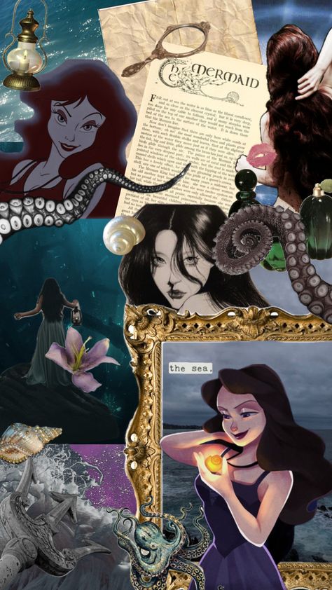 Vanessa Little Mermaid, Little Mermaid Wallpaper, Mermaid Wallpapers, Cocoppa Wallpaper, Wallpaper Disney, Disney Collage, Theme Background, Pop Art Wallpaper, Wallpaper Iphone Disney