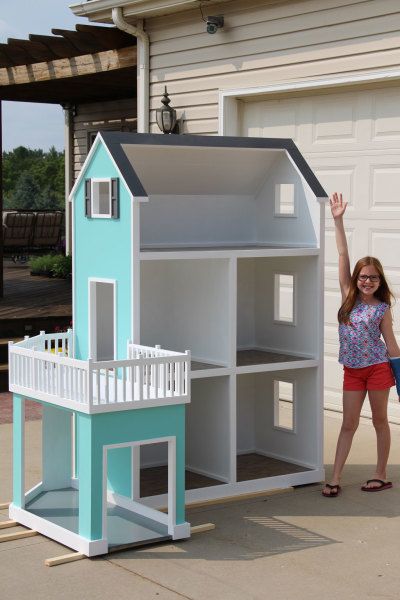 ag_doll_house.1 - Kreg Owners' Community Ag Doll House, American Girl House, American Girl Dollhouse, Diy Barbie House, Куклы American Girl, Girls Dollhouse, American Girl Doll House, American Girl Diy, American Girl Doll Diy