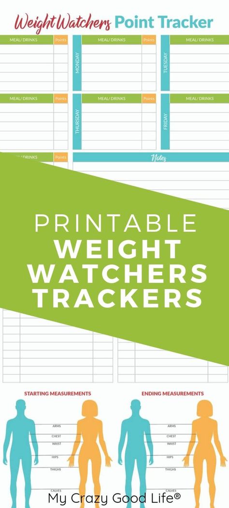 These free Weight Watchers printables are great for tracking your progress. WW printables can help keep you focused on your goals and ultimately lead you to success on the Freestyle program. My Crazy Good Life, Weight Watchers Program, Weight Watchers Meal Plans, Weight Watchers Free, Free Weight, Weight Watchers Diet, Lose 50 Pounds, Weight Watchers Meals, Weight Watchers