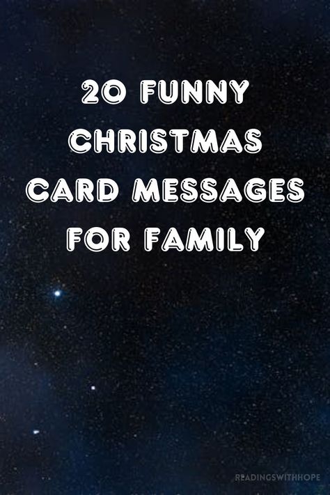 Bring laughter to your family gatherings with 20 funny Christmas card messages. These humorous notes will add a delightful touch to your holiday greetings. Christmas Card Writing Messages Family, Christmas Card Messages Family, Christmas Card Greetings Messages, Christmas Card Sayings Messages, Christmas Card Message Ideas, Christmas Card Text, Christmas Card Messages Funny, Christmas Message For Family, Holiday Greetings Messages