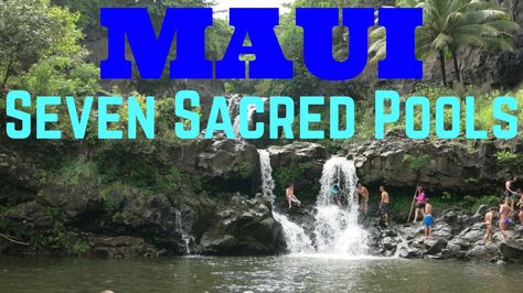 Hiking In Maui, Under A Waterfall, Olivine Pools Maui, Hikes In Maui, Seven Sacred Pools Maui, Hawaii Snorkeling, Hotel Wailea Maui, Maui Snorkeling, Things To Do In Maui