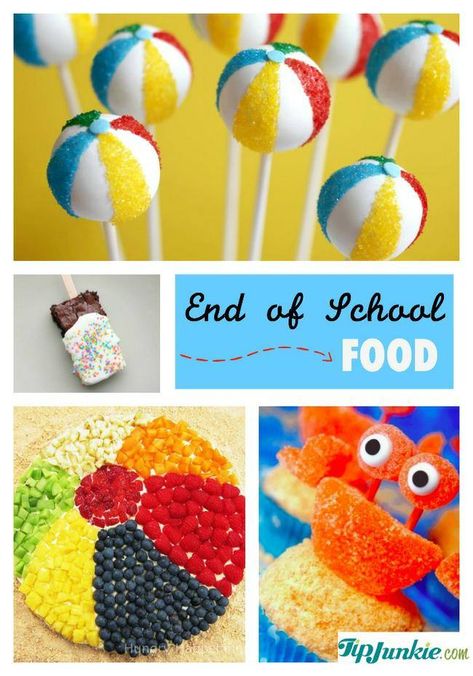 Celebrating the end of school together as a family is such a great way to create lasting memories. The last day of school is the perfect opportunity to start a new tradition that your kids can look forward to year after year. Here 28 are End of School Activities Your Kids Will Cheer For, especially the last day of school with your kids. FInd more ideas on tipjunkie.com. End Of School Activities, School Party Food, School Party Snacks, Fun Games For Toddlers, Beach Treats, Summer Food Party, Games To Play With Kids, The Last Day Of School, Food Activities