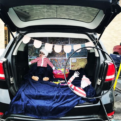 Trunk or Treat: Where's Waldo Where's Waldo Trunk Or Treat, Where’s Waldo Trunk Or Treat Ideas, Wheres Waldo Trunk Or Treat Ideas, Trunk Or Treat Ideas, Where's Waldo, Wheres Waldo, Treat Ideas, Trunk Or Treat, Fall Time