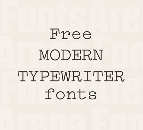 This is my fave of the typewriter fonts you have here. Typewriter Font Pairing, Typewriter Logo, Free Typewriter Font, Typewriter Font Tattoo, Typewriter Fonts, Modern Typewriter, Tattoo Font Styles, Business Layout, Free Font Websites