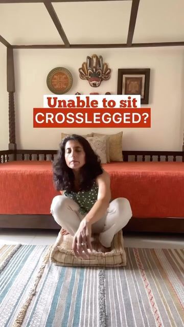 Renu Rakheja | DEEP HEALTH PNL1 COACH on Instagram: "Ever tried to sit cross-legged and found it a lot more challenging than you did as a kid? That’s because, after decades of being less active and sitting all day, both your hips and knees become stiffer, limiting your range of motion. Do these 5 simple exercises that will improve your flexibility and you will find that sitting cross legged will be much easier. A word of caution: Do what your body allows- do not over stretch. _________________ Sitting Criss Cross, Sitting Crossed Legged, Sitting With Legs Crossed, Learn How To Sit Cross Legged, Woman Sitting Criss Cross, Sitting Cross Legged, Easy Workouts, Improve Yourself, Health