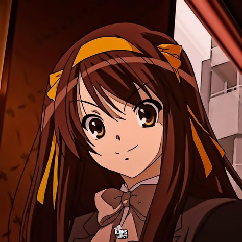 Haruhi Suzumiya Icon, The Disappearance Of Haruhi Suzumiya, Haruhi Suzumiya, Board Ideas, Photo Dump, Vision Board, Anime, Quick Saves, Art