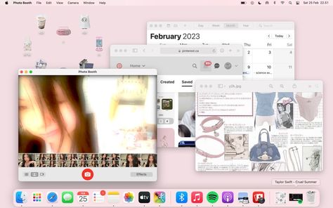 Macbook Desktop Ideas, Macbook Template, Macbook Homescreen Layout, Aesthetic Mac Wallpaper, Mac Homescreen, Macbook Layout, Macbook Customization, Laptop Layout, Macbook Screen