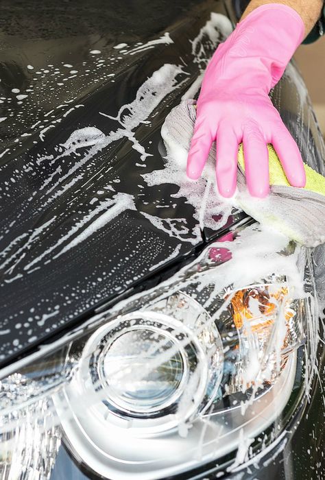 These 14 Easy Car Cleaning Hacks will help you get your car cleaned in no time with items you probably already have in your kitchen pantry! 1. Bring your makeup brush out to the car. Your air vents can get pretty dusty. Before turning on the air again, use a big fluffy makeup brush to...Read More » Car Wash Soap, Car Cleaner, Reliable Cars, Car Lot, Clean Your Car, Car Cleaning Hacks, Car Upholstery, Car Hacks, Auto Glass