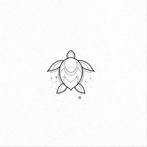 Ocean Tattoos Turtle, Simple Tattoos Animals, Turtle Ocean Tattoo, Sea Turtle Line Tattoo, One Line Turtle Tattoo, Fine Line Tattoo Animal, Fineline Turtle Tattoo, Fine Line Sea Turtle Tattoo, Turtle Line Tattoo