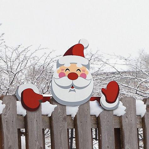 Christmas Fence Decorations Outdoor, Blow Up Santa, Christmas Lawn Decorations, Christmas Rope Lights, C9 Christmas Lights, Lantern Christmas, Christmas Yard Art, Christmas Yard Decorations, Outside Decorations