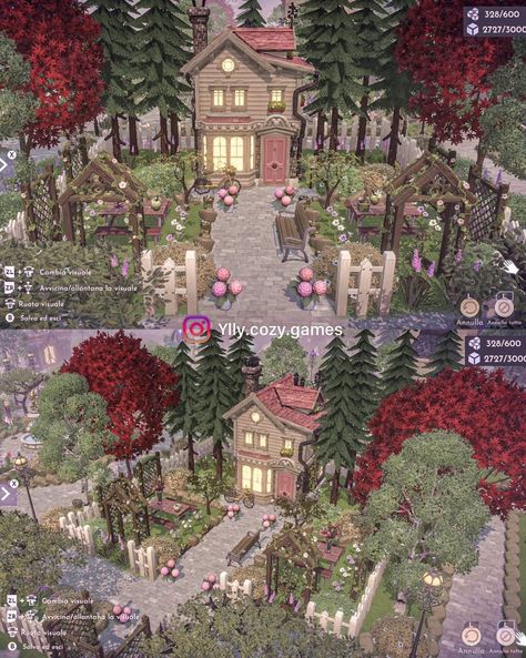 Dreamlight House Ideas, Dreamlight Valley Campsite, Disney Dreamlight Valley Path Ideas, Beast Castle Dreamlight Valley, Dreamlight Valley House Ideas Exterior, Dreamlight Valley Chez Remy, Dream Light Valley House Ideas, Dreamlight Valley Design Ideas House, Dreamlight Valley Inspiration