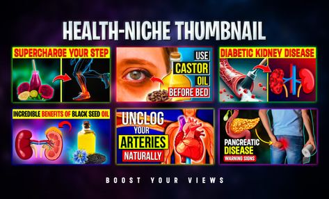 For only $5, Firoz_ahmmed6 will create health niche thumbnail design. | Health Niche Thumbnail DesignAre you looking for captivating thumbnails that attract viewers to your health-related content? Look no further! I specialize in creating eye-catching thumbnails | Fiverr Benefits Of Black Seed, Medical Writing, Management Consulting, Healthcare Management, Health Blogger, Unique Branding, Thumbnail Design, Digital Marketing Strategies, Black Seed Oil