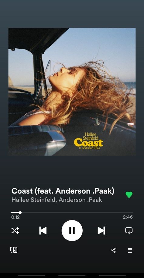 Coast Hailee Steinfeld, Anderson Paak, Hailee Steinfeld, Music Aesthetic, Song Quotes, Me Me Me Song, Music Playlist, Laptop, Computer