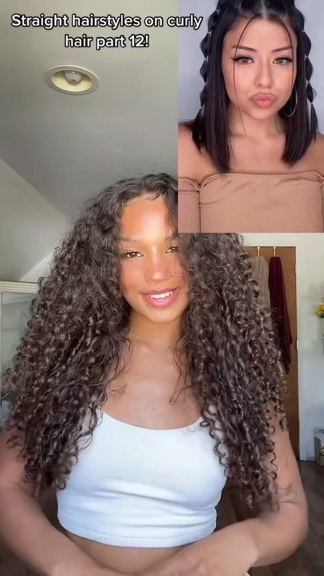 ashleescurls on Instagram: Love these half up half down bubble braids, definitely will be using white or clear rubber elastic next time! 😂😅 Half Down Bubble Braids, Curly Hair Hairdos, Curly Hair Beauty, Curly Hair Care Routine, Mixed Curly Hair, Bubble Braids, Curly Hair Videos, Curly Hair Tutorial, Curly Hair Photos