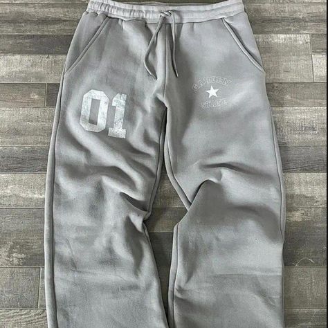 Baggy Pants Washed Casual Pants 07 Printed Trousers Loose Y2k American Street New Style Couple's Baggy Sweatpants Outfit, Street Wear Pants, Baggy Joggers, Grey Pants Men, Drippy Outfit, Clothes Brand, Baggy Sweatpants, Street Sweatshirt, Concept Clothing